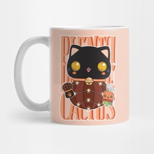 Chin Cactus Cat Mug